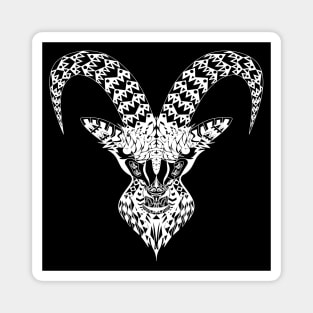 mighty goat in dark pattern ecopop Magnet