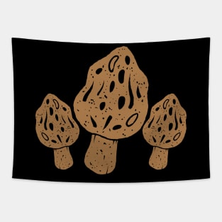 Morel Mushrooms Tapestry