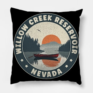 Willow Creek Reservoir Nevada Sunset Pillow