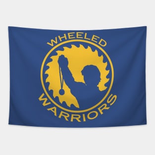Wheeled Warriors Tapestry