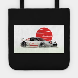 Nissan 180sx -- Digital concept design Art print by ASAKDESIGNS. Tote