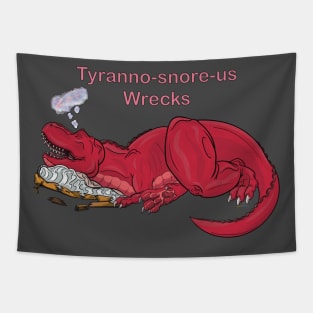 Punimals - Tyranno-snore-us Wrecks Tapestry