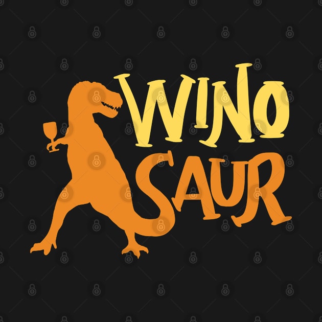 WinoSaur - Funny Wine lover shirts and gifts - T-Rex by Shirtbubble