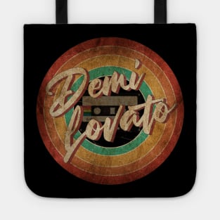 Demi Lovato Vintage Circle Art Tote