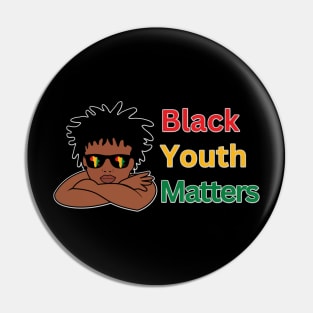 Black Youth Matters | Juneteenth | Stop The Violence Pin