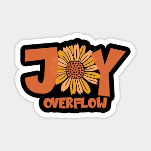 Joy Overflow - Christian Magnet