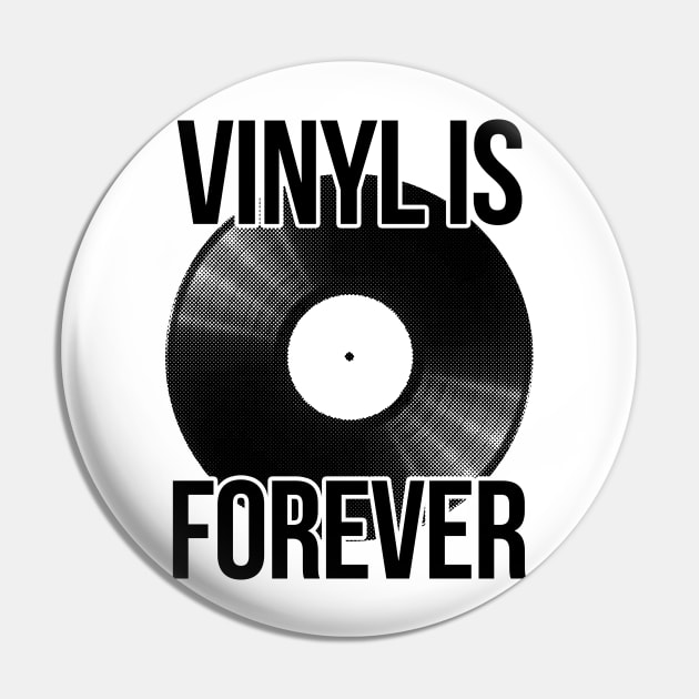 Vinyl Forever Vinyl Junkie Pin by CHROME BOOMBOX