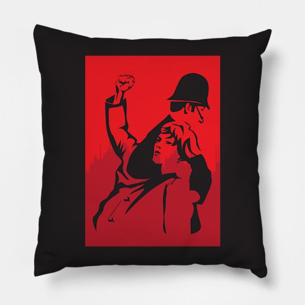 LABOUR DAY WORKERS DAY POSTERS AND ART PRINTS Pillow by fivemay store