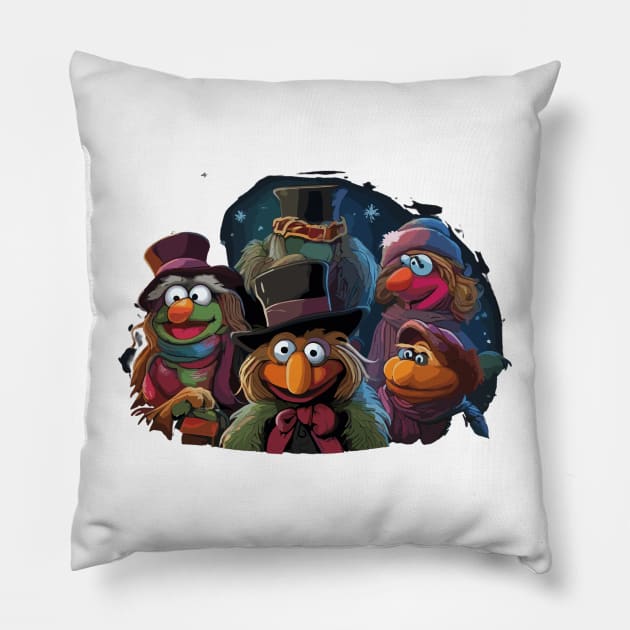 Muppet Christmas Carol Pillow by Prime Quality Designs