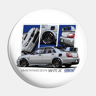 Impreza WRX STI Hawkeye, JDM Car Pin