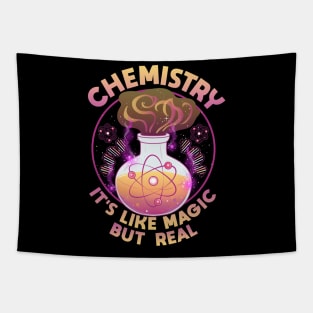 Funny Chemistry It's Like Magic But Real Science Tapestry