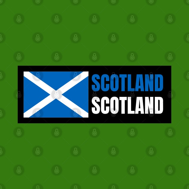 Scotland with the Scottish Flag by aybe7elf