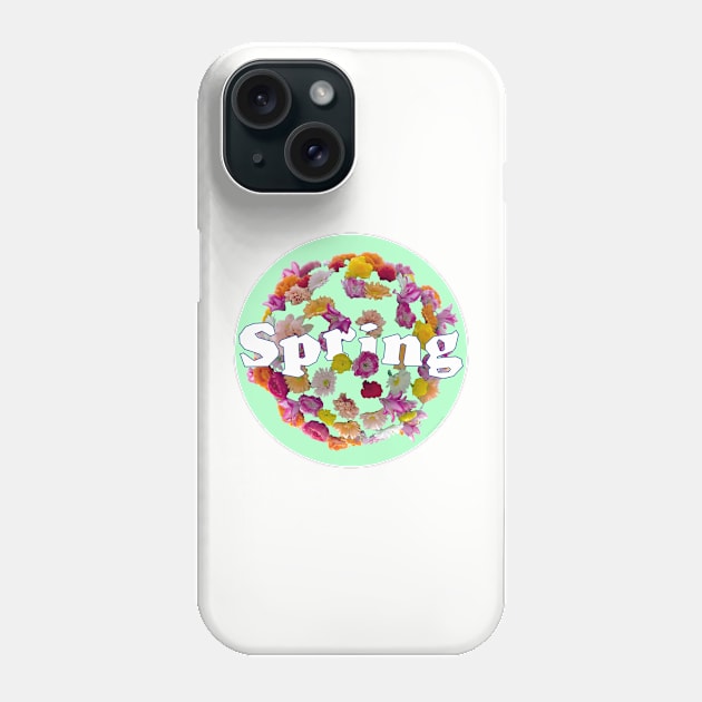 Blooming into Spring Fresh Green Phone Case by Motiondust