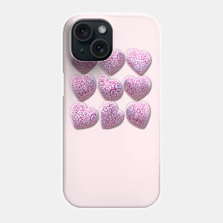 Lacy Hearts Phone Case