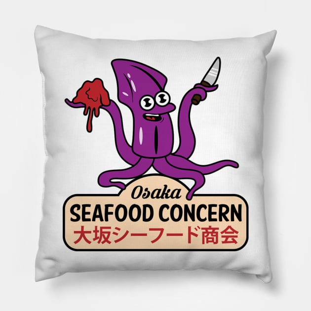 Fish Food Company Pillow by buby87