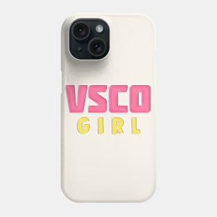 VSCO GIRL / Paper Cutout Style Design Phone Case