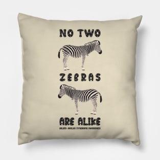Ehlers Danlos Syndrome: No Two Zebras Are Alike Pillow