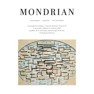 Mondrian Exhibition Art Poster 1980 - Ocean I T-Shirt