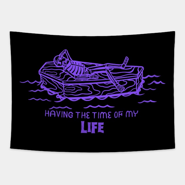 Having the time of my life Tapestry by tocksickart