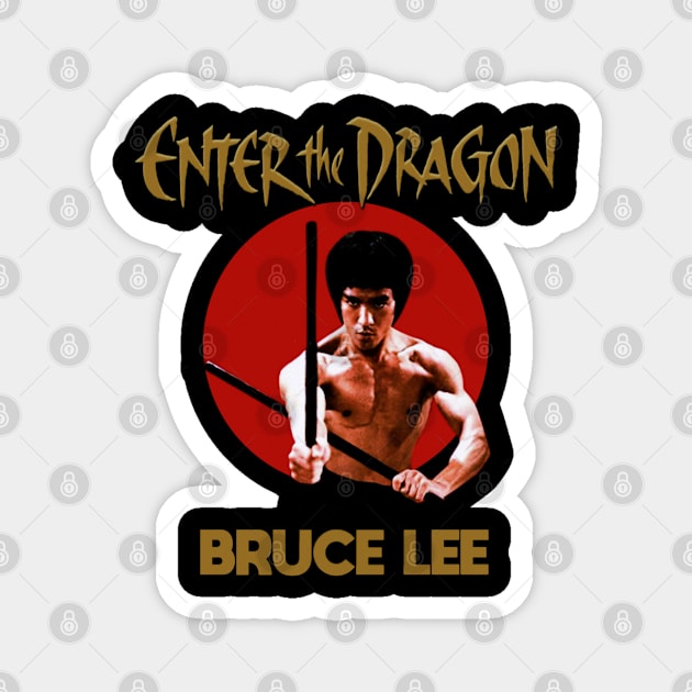 enter the dragon 3 Magnet by Deconstructing Comics