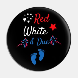 Due 4th Of July Independence Day Pin