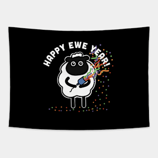 Happy Ewe Year Tapestry