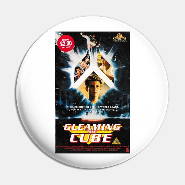 Gleaming The Cube Pin by VHS Retro T-Shirts