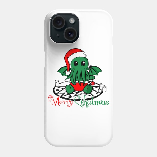 Merry Cthulmas Phone Case by InfinityTone