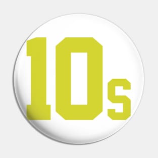 10s Tennis Player Logo by CoVA Tennis Pin