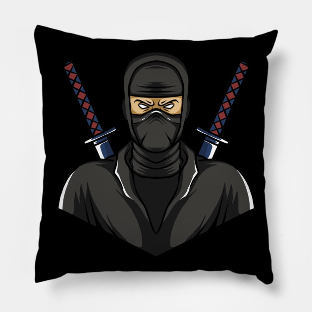 Ninja Pillow by fromherotozero