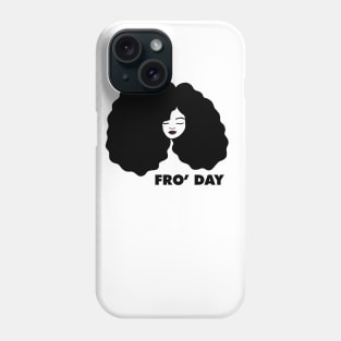 Fro Afro Hair Natural African Woman Phone Case