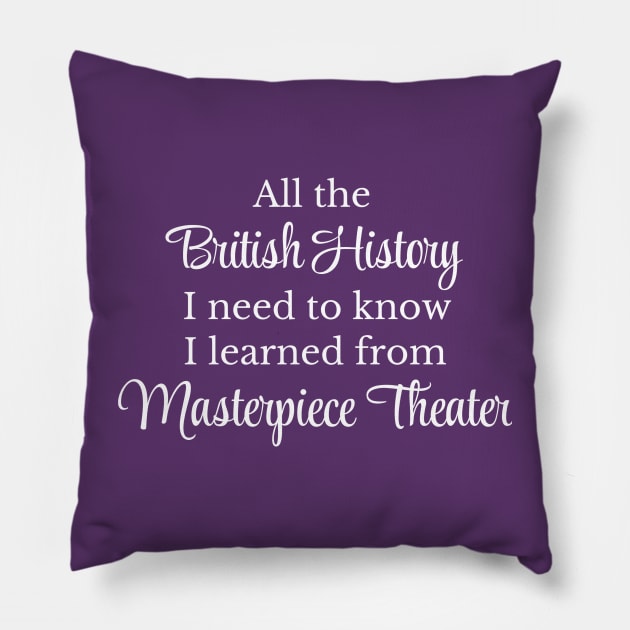 British History from Masterpiece Theater Pillow by GK Creations