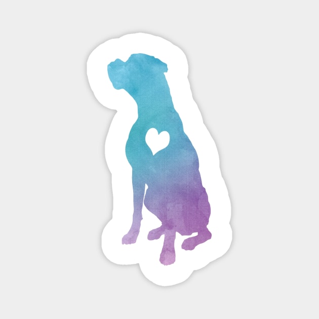 Boxerdog lover Magnet by zicococ