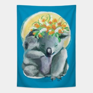 Koala Whispers Tapestry