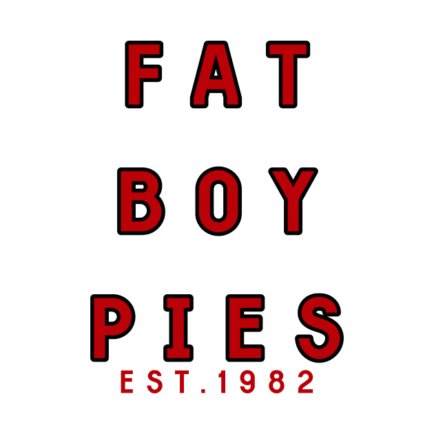 Fat boy pies red and black bold by Captain-Jackson