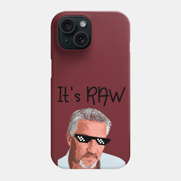 it"s raw! paul holywood gift idea Phone Case by shimodesign