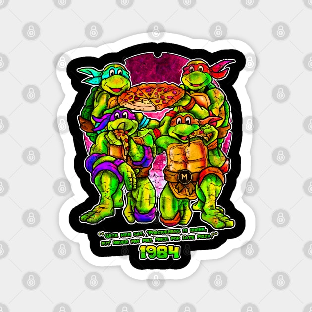 Teenage Mutant Ninja Turtles Magnet by Inking Imp