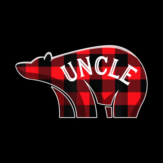 Uncle Bear Christmas Plaid Family Matching Pajama Gift by crowominousnigerian 