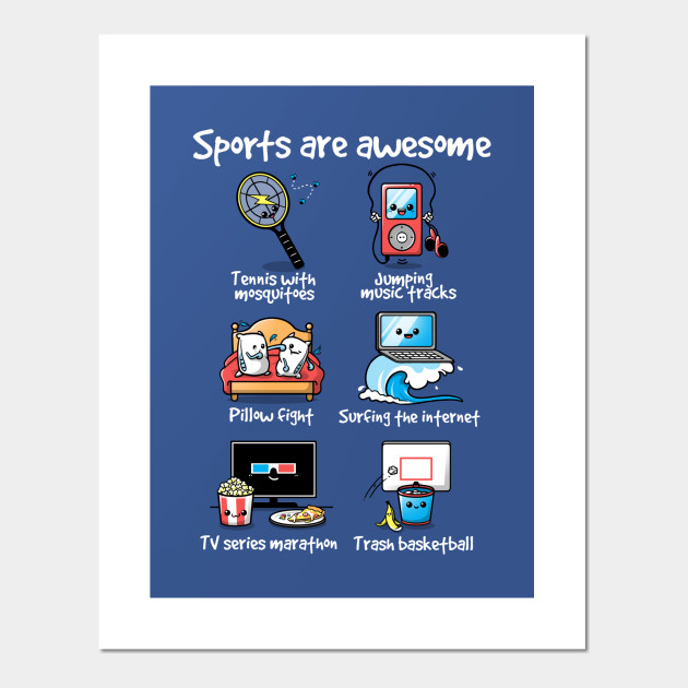 sports are awesome sports posters and art prints teepublic