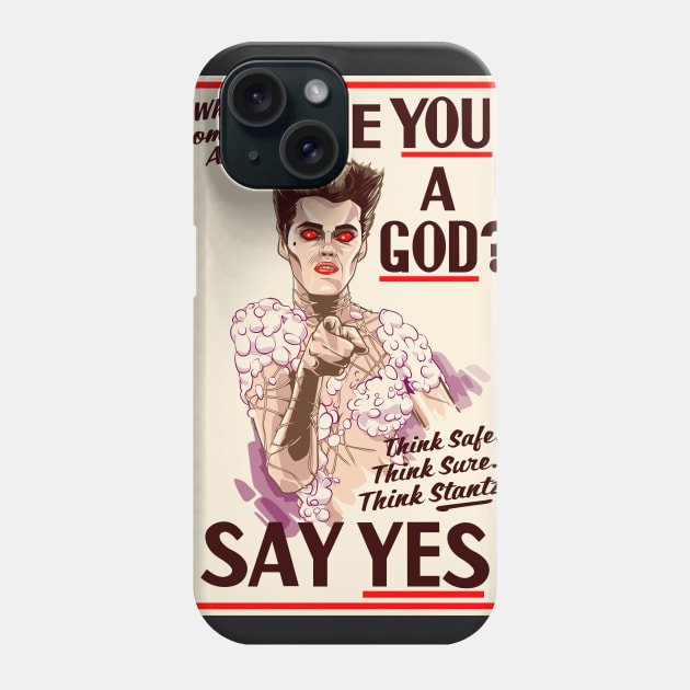 Are You a God? Phone Case by boltfromtheblue