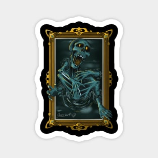 Creep it real - scary skull Magnet