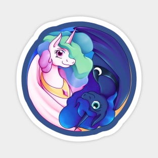 Celestia and Luna Magnet