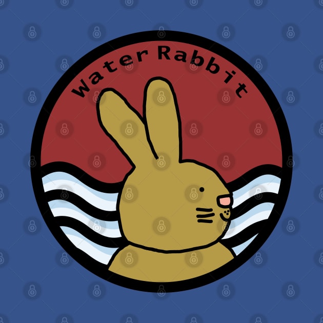 Water Rabbit Chinese Zodiac by ellenhenryart