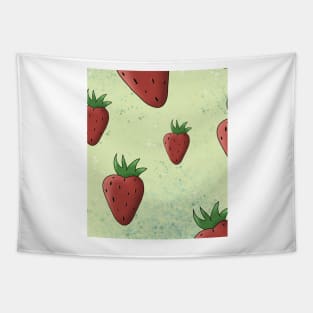 Strawberry Repeated Design Tapestry