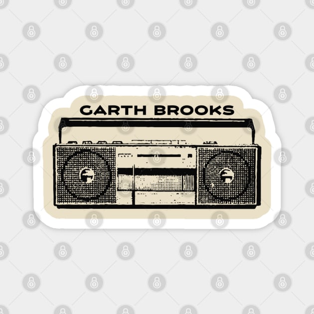 Garth Brooks Magnet by Rejfu Store