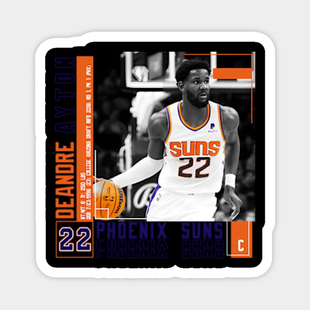 Deandre Ayton Paper Magnet by binchudala