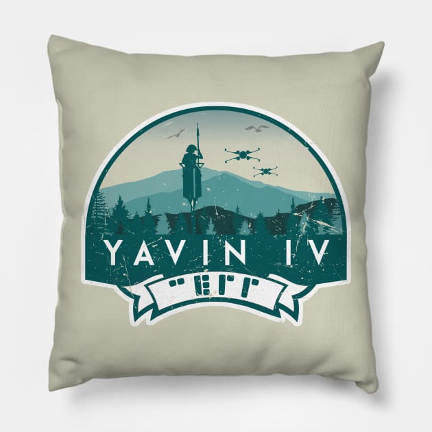 Rebel Base Planet 77 Pillow by PopCultureShirts