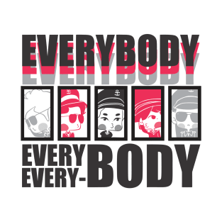 SHINee Chibi Everybody Side T-Shirt