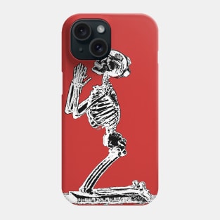 Praying Skeleton Standalone Phone Case