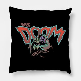 mf doom peach Pillow